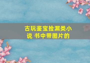 古玩鉴宝捡漏类小说 书中带图片的